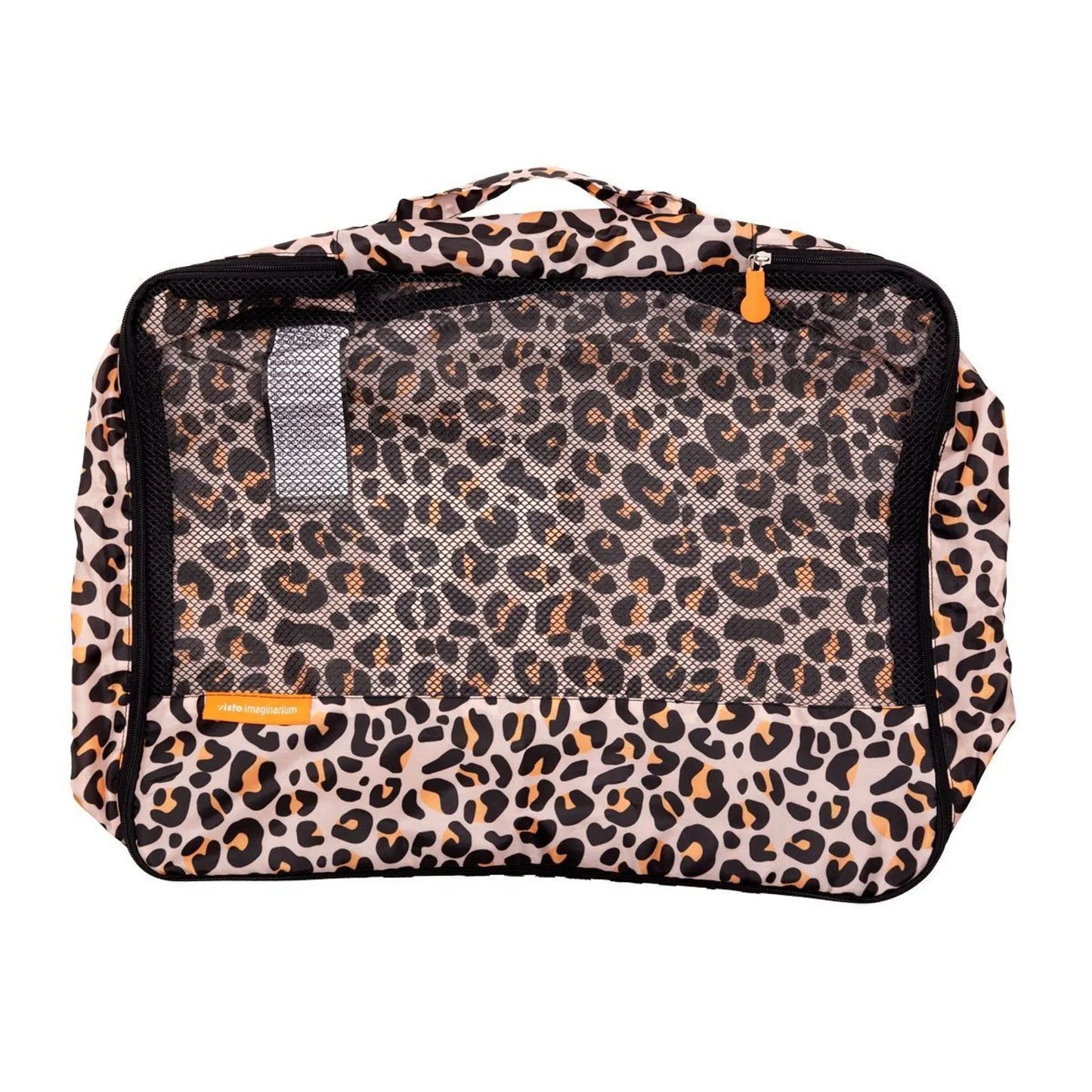 Leopard Print Suitcase Organizer Kit