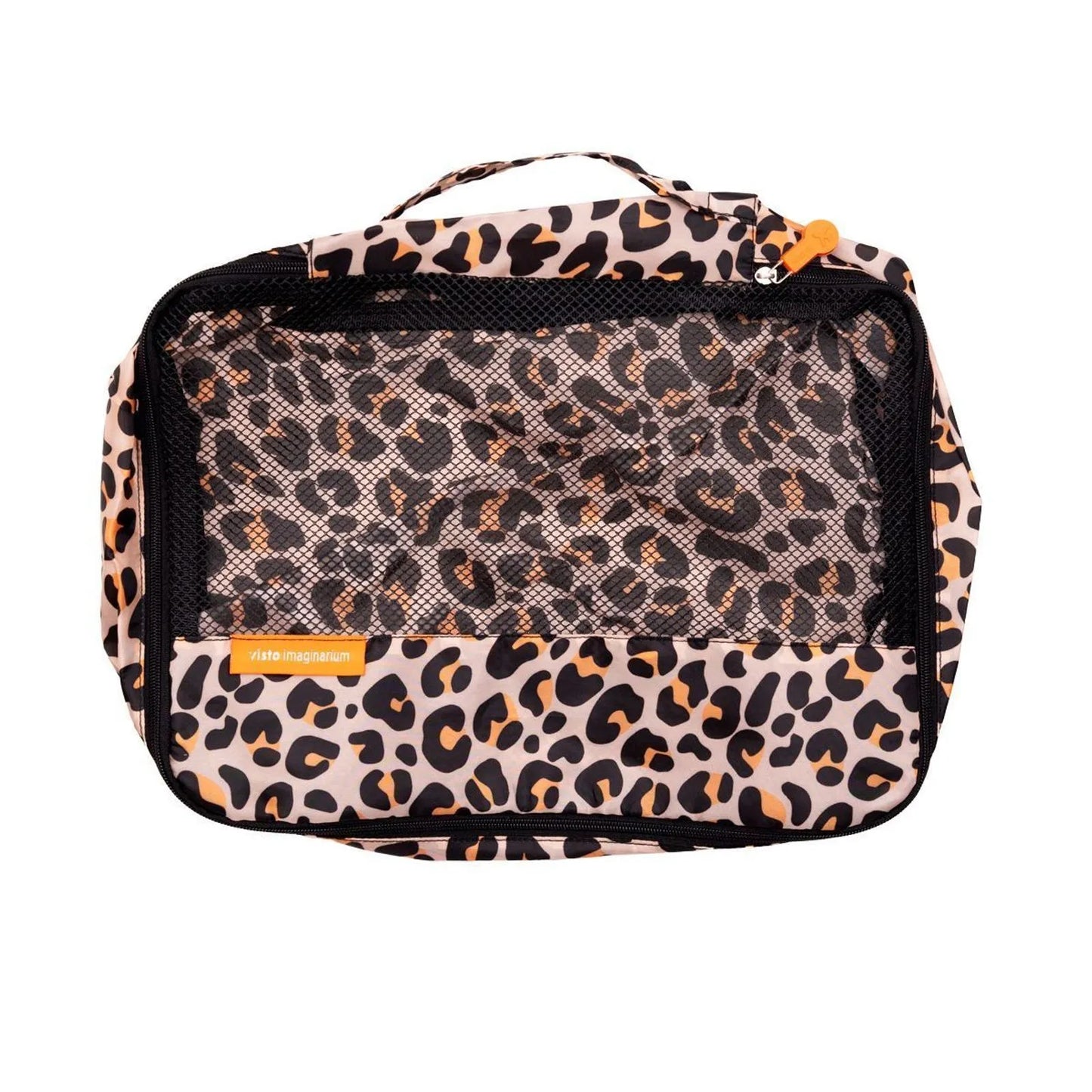 Leopard Print Suitcase Organizer Kit